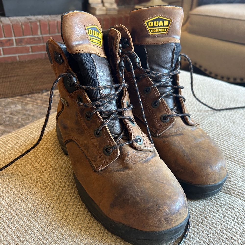 LaCrosse Brown and Black 6 inch Work Boots w/Steel toe